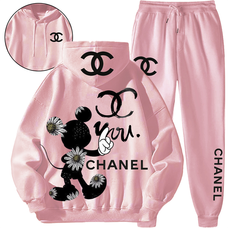 【 Chanel】ファッション大手IP連名デザイン衛衣スーツです