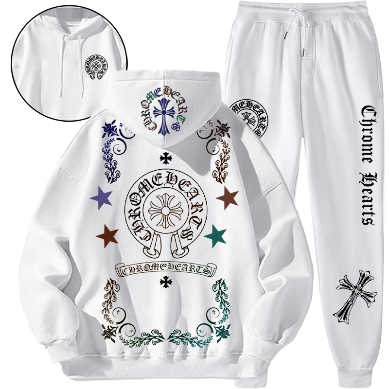【 Chrome Hearts 】高級ストリートスタイルのファッションデザインのパーカースーツです