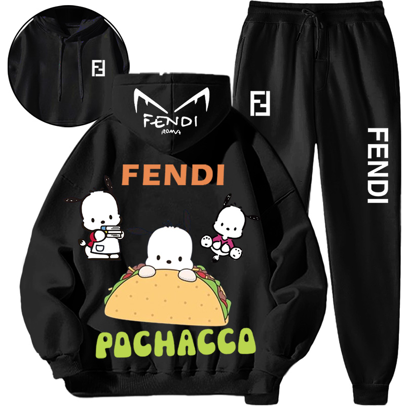 【 Fendi 】かわいい犬のファッションが流行するパーカーのスーツです