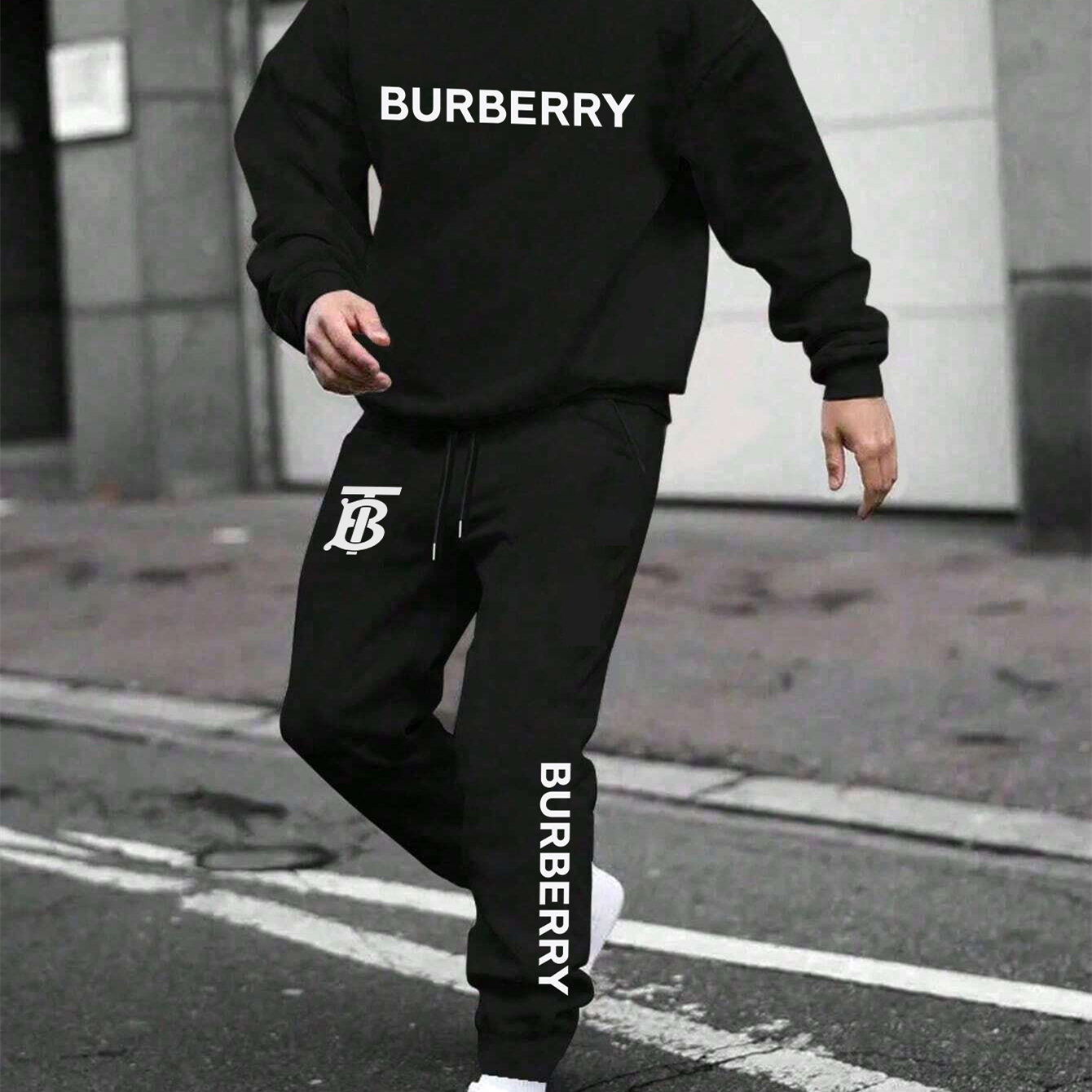 【 Burberry 】有名な油絵のファッションの衛衣のセットです