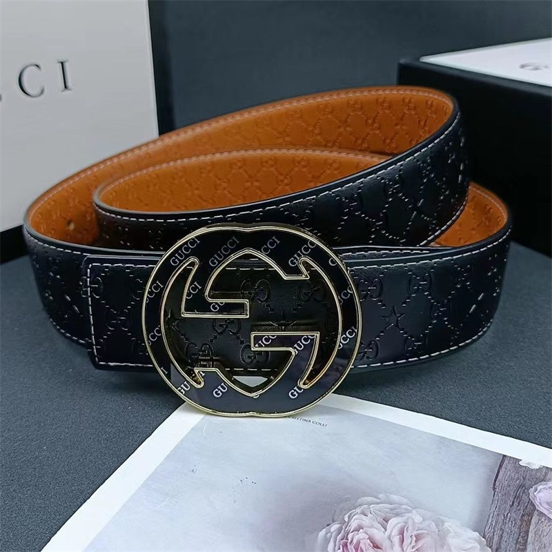 GUCCIメンズ本革ビジネスベルト22 SS93998