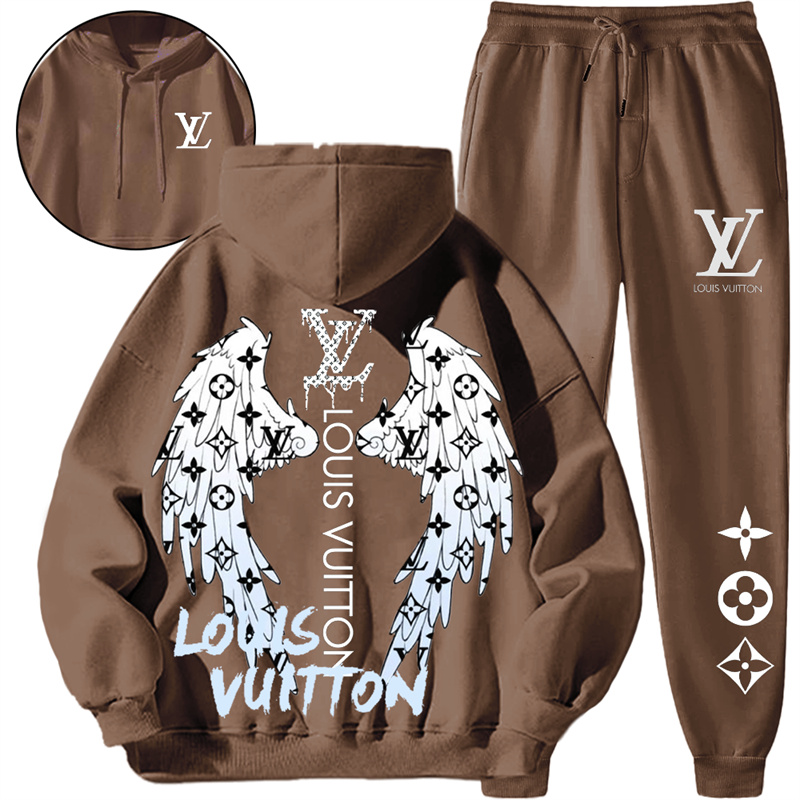 【 Louis Vuitton】天使の翼のファッションのパーカーのセットです