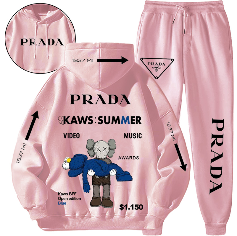 【 Prada 】箇性的なデザインのファッションのパーカーのスーツです
