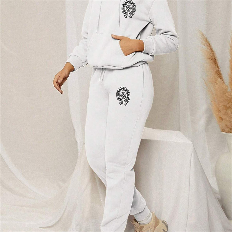 【 Chrome Hearts 】スタイリッシュなデザインの黒人ファッションパーカーのスーツです