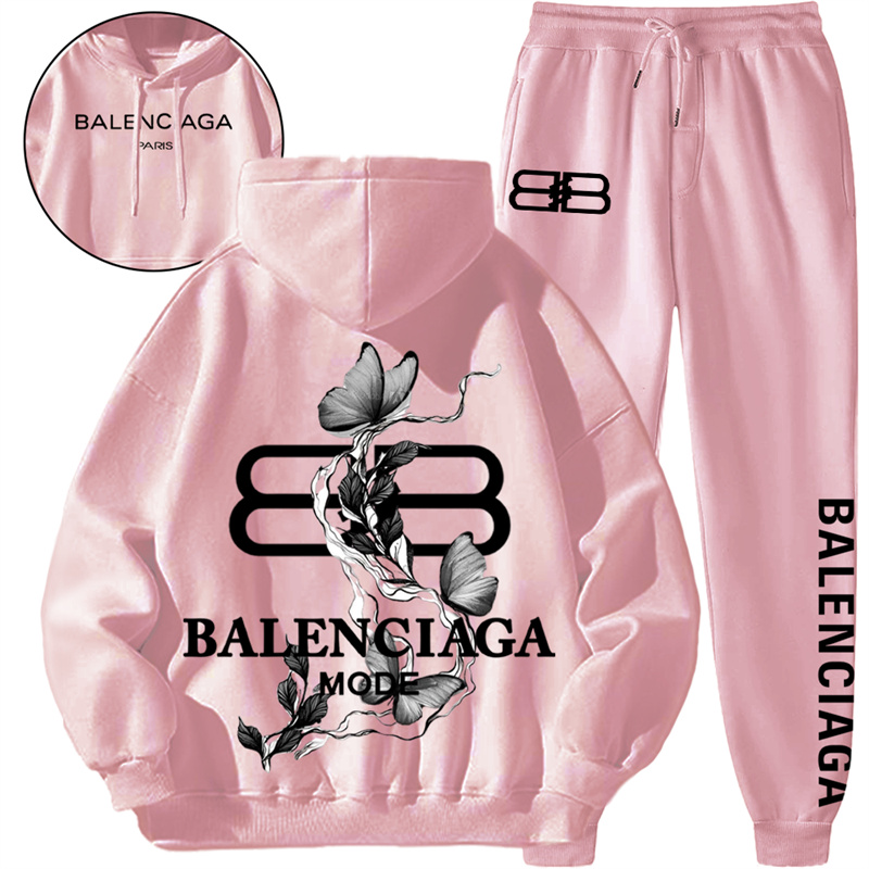 【 BALENCIAGA 】ユニークなデザインですファッション水墨蝶ですパーカーのスーツです