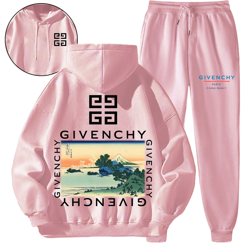 【 Givenchy 】日本の名画のファッションデザインの衛衣のセットです