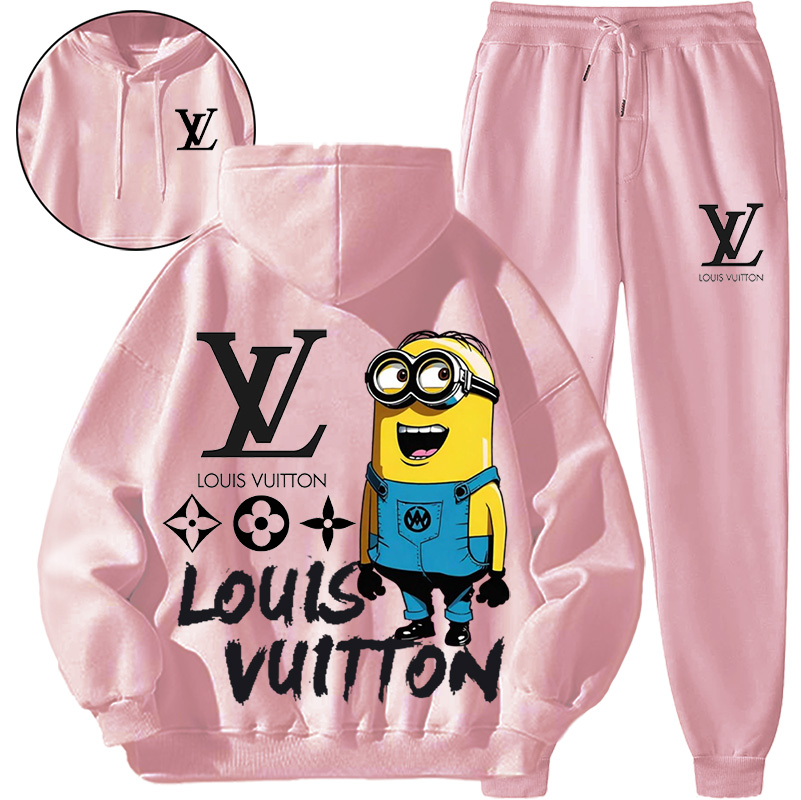 【 Louis Vuitton Malletier 】かわいいミニオンデザインのおしゃれなパーカーのセットです