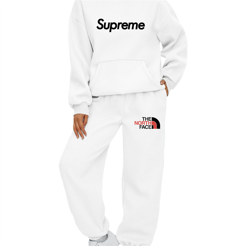 【 Supreme x The North Face 】デザインスタイルストリートファッションブランドの衛衣スーツです