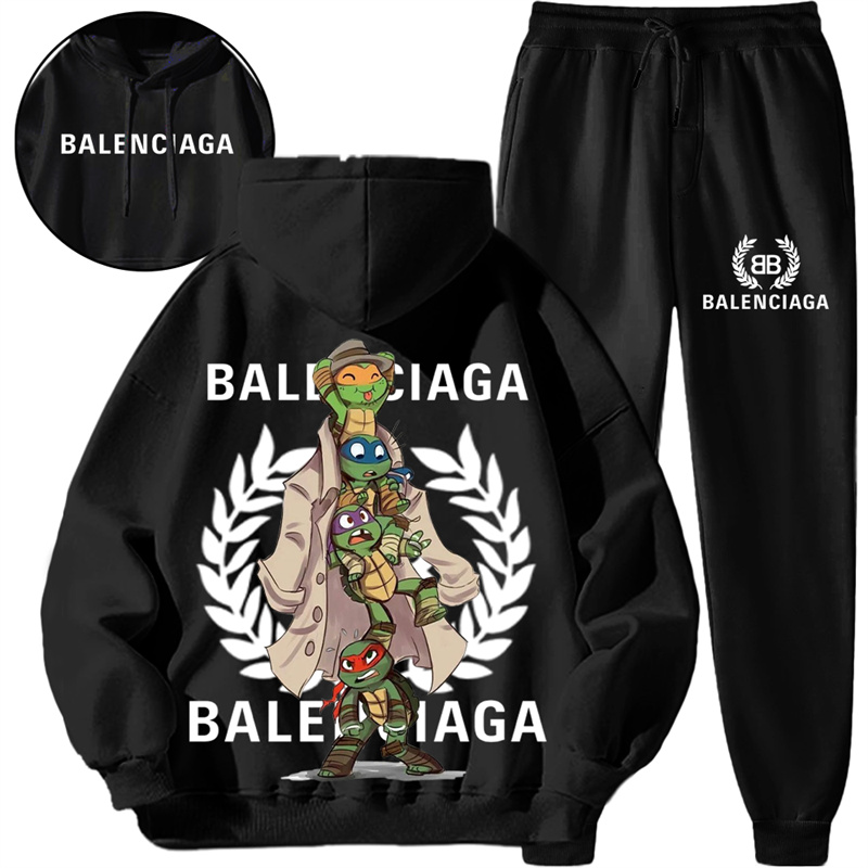 【 Balenciaga 】かわいい人気アニメのファッションのパーカーのセットです