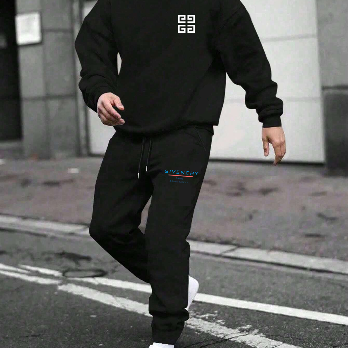 【 Givenchy 】日本の名画のファッションデザインの衛衣のセットです