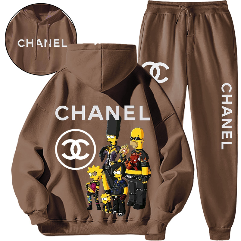 【 Chanel 海外ブランド直営店 】人気予言アニメ連名人気パーカーセットです