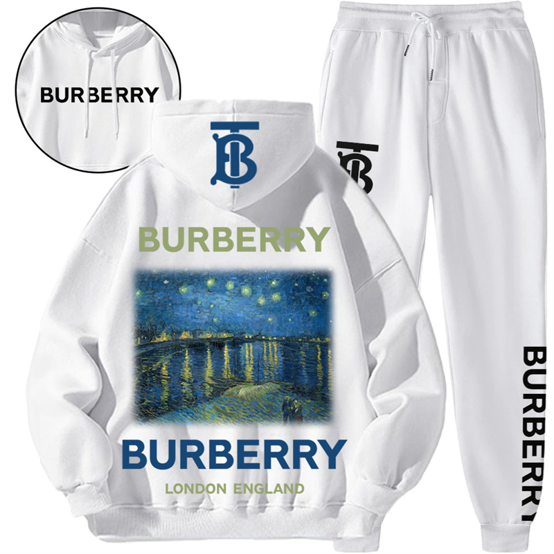 【 Burberry 】有名な油絵のファッションの衛衣のセットです