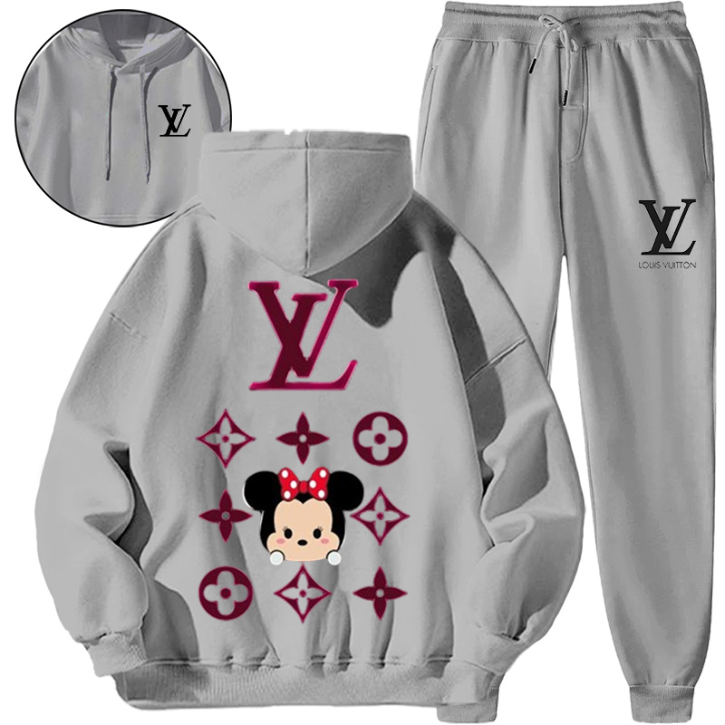 【 Louis Vuitton Malletier 】シンプルでスタイリッシュなデザインのパーカーセットです