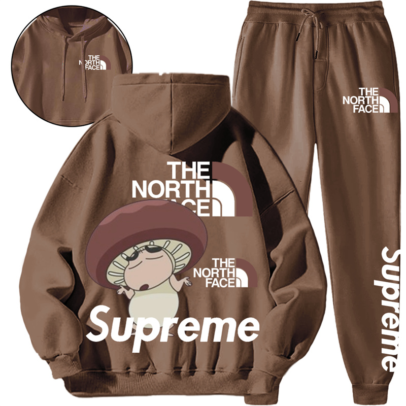 【THE NORTH FACE & SUPREME】しいたけの鉢巻き男の子ですパーカーのスーツです