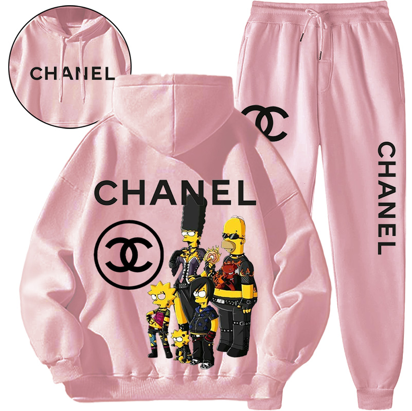【 Chanel 海外ブランド直営店 】人気予言アニメ連名人気パーカーセットです