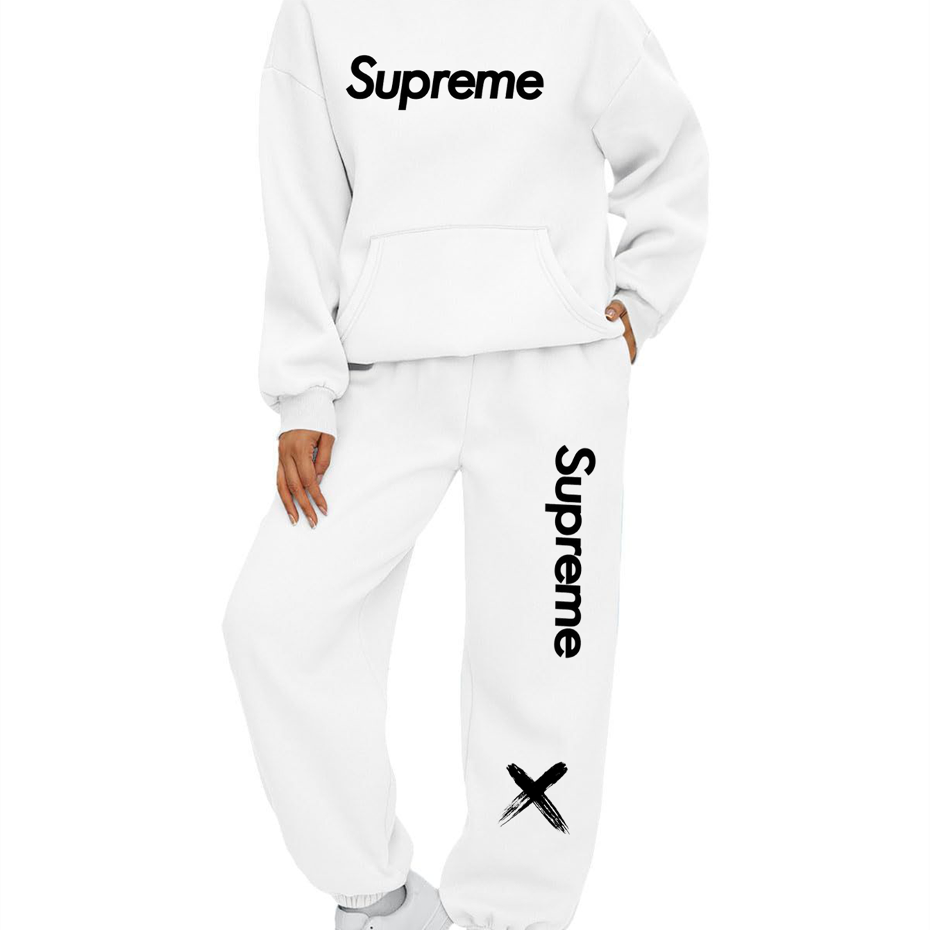 【 Supreme 】かっこいいデザインのファッションのパーカーのスーツです