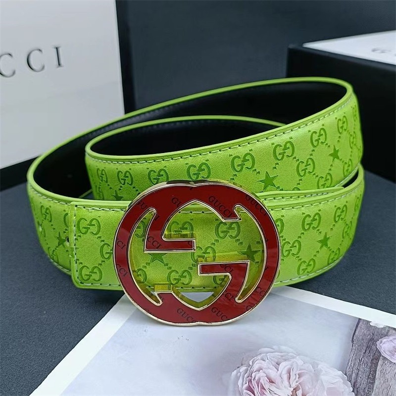GUCCIメンズ本革ビジネスベルト21 SS93998