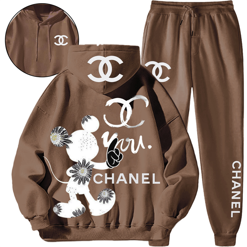 【 Chanel】ファッション大手IP連名デザイン衛衣スーツです