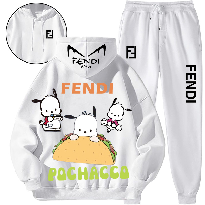 【 Fendi 】かわいい犬のファッションが流行するパーカーのスーツです