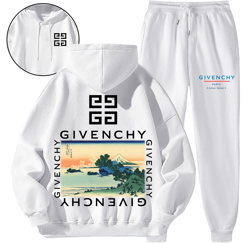 【 Givenchy 】日本の名画のファッションデザインの衛衣のセットです