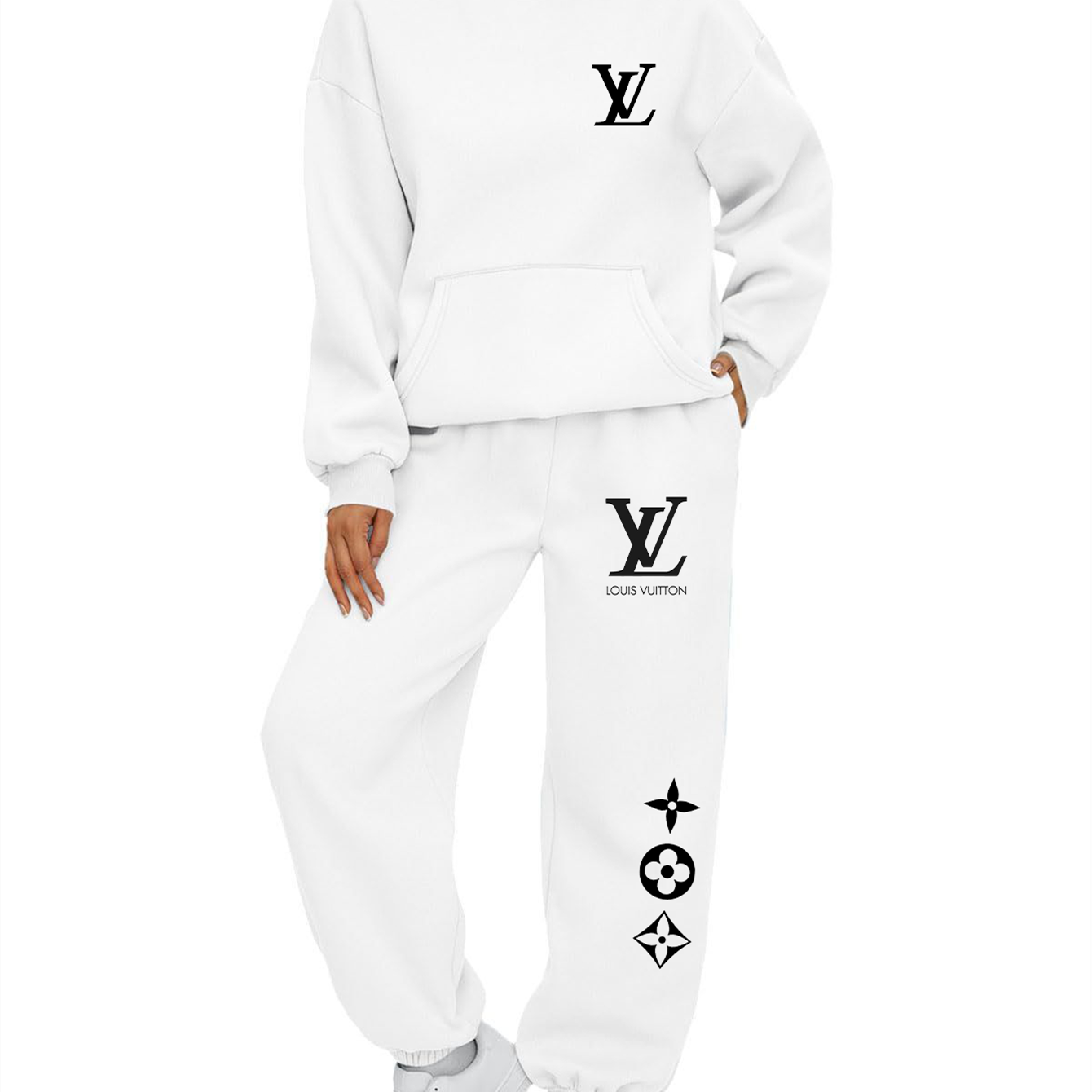 【 Louis Vuitton】天使の翼のファッションのパーカーのセットです
