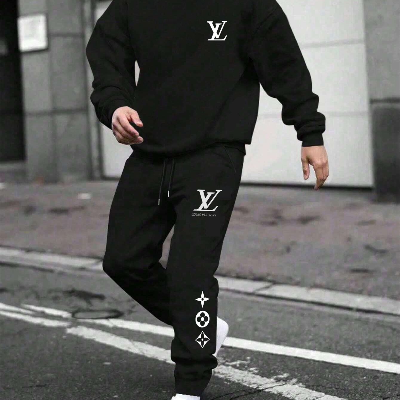 【 Louis Vuitton】天使の翼のファッションのパーカーのセットです