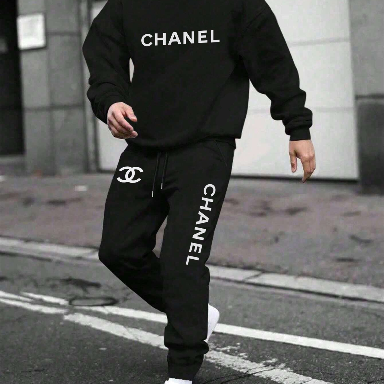 【 Chanel】彩霧デザインスタイルのファッションの衛衣のスーツです