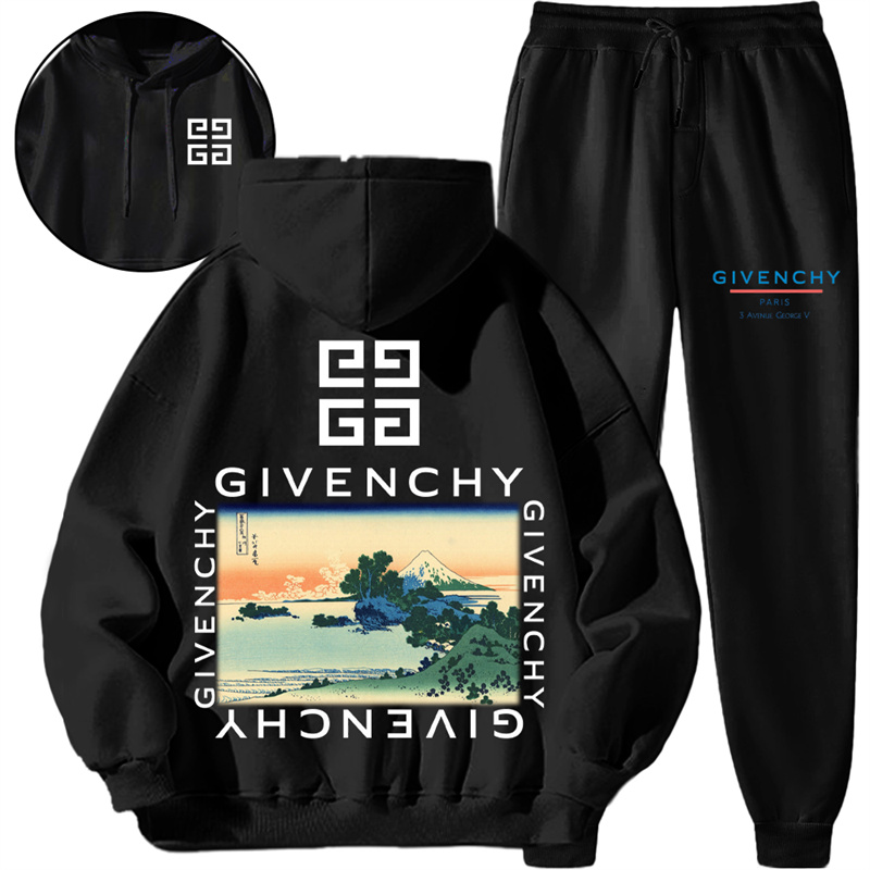 【 Givenchy 】日本の名画のファッションデザインの衛衣のセットです