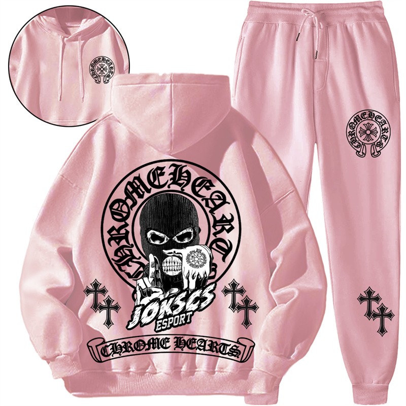 【 Chrome Hearts 】アメリカンファッションストリートデザイン法陣ジェスチャーパーカーセット
