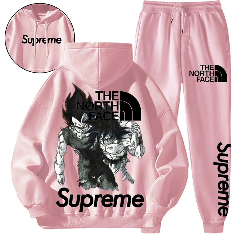 【 Supreme x The North Face 】超人気ファッション連名戦没キャラクターパーカーセット
