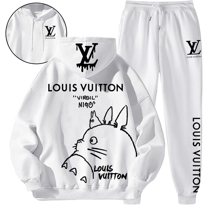 【LOUIS VUITTON】TOTORO線のデザインのスタイル猫ですパーカーのスーツです