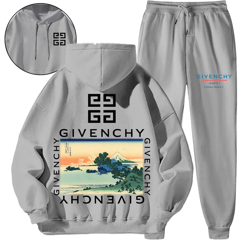【 Givenchy 】日本の名画のファッションデザインの衛衣のセットです