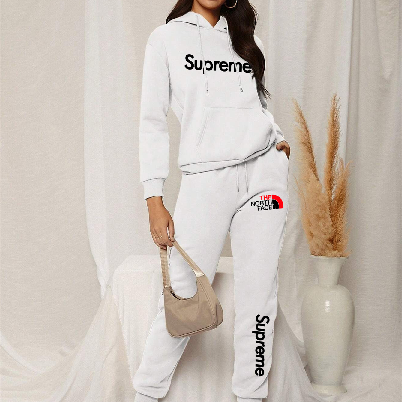 【 Supreme x The North Face 】ミュージックマウスファッション連名パーカーセットです