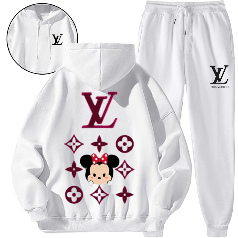 【 Louis Vuitton Malletier 】シンプルでスタイリッシュなデザインのパーカーセットです