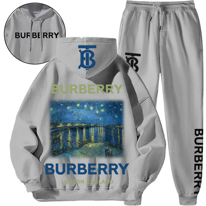 【 Burberry 】有名な油絵のファッションの衛衣のセットです