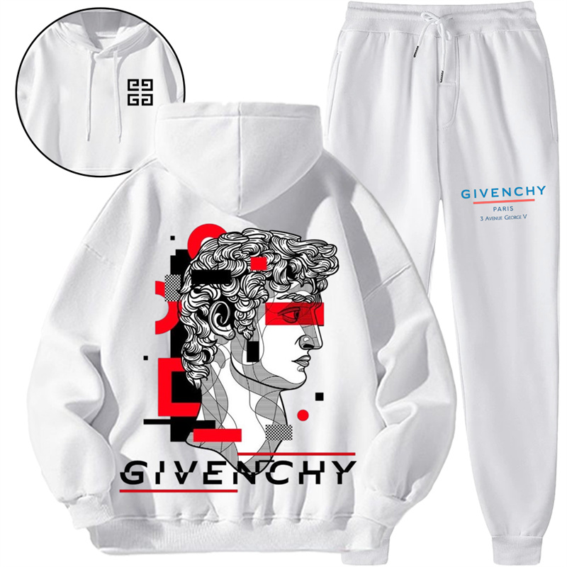 【 Givenchy 】西欧の彫像ファッションデザインファッションパーカーのセットです