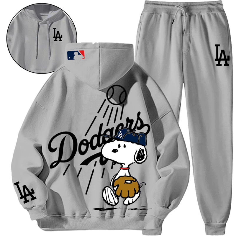 【Los Angeles Dodgers】スポーツ野球の子犬ですパーカーのスーツです