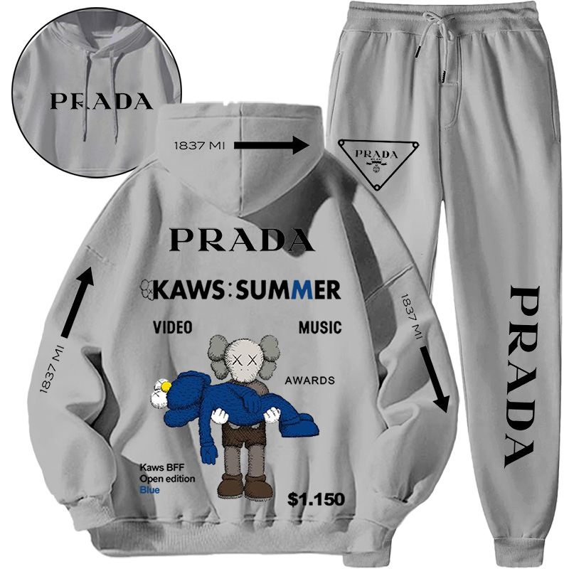 【 Prada 】箇性的なデザインのファッションのパーカーのスーツです