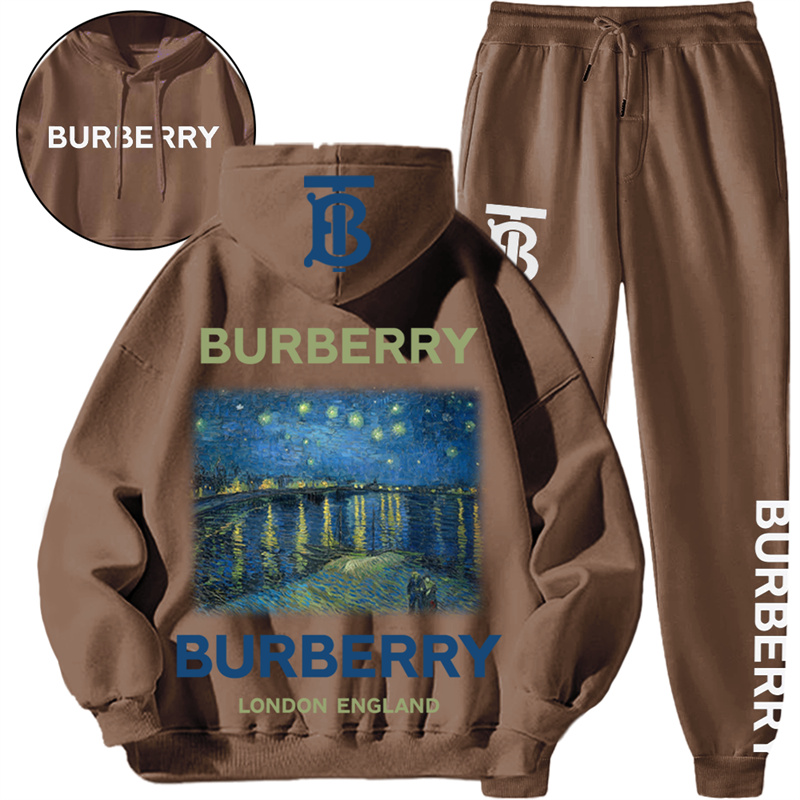 【 Burberry 】有名な油絵のファッションの衛衣のセットです