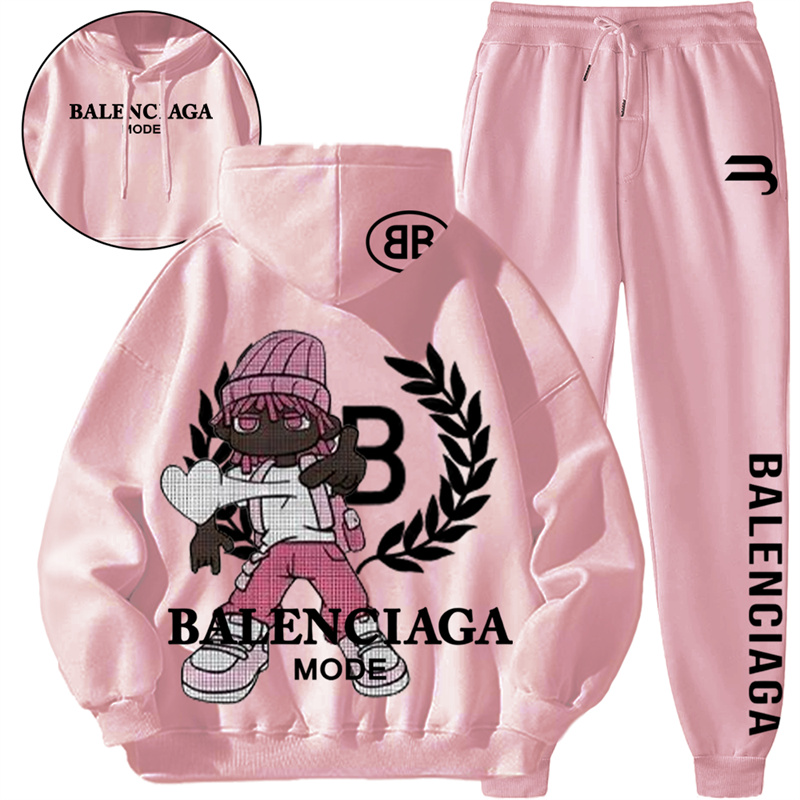 【 BALENCIAGA 】箇性的なファッションの男の子ですパーカーのスーツです