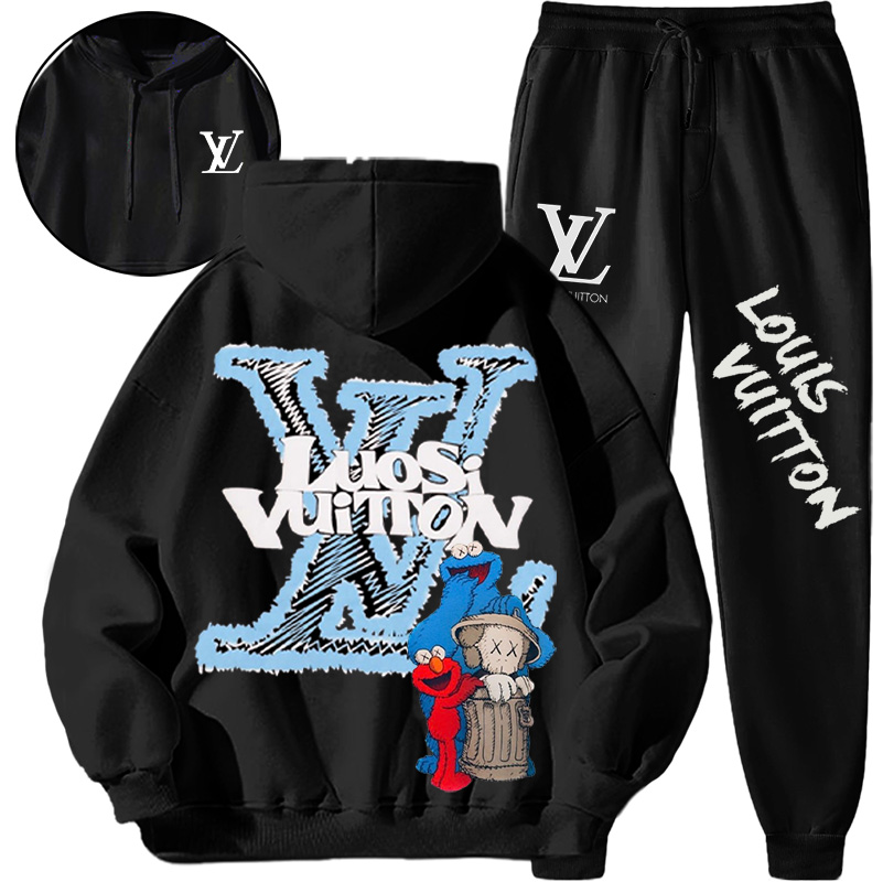 【 Louis Vuitton Malletier 】連名デザインのファッションスタイル箇性的な衛衣のセットです