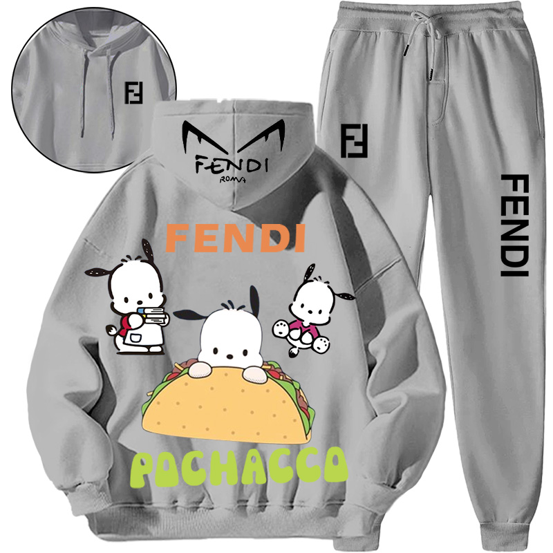【 Fendi 】かわいい犬のファッションが流行するパーカーのスーツです
