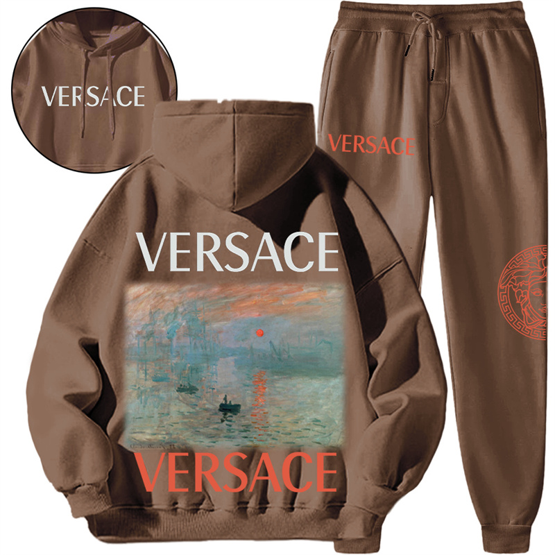 【 Givenchy 】印象派の油絵のファッションデザインのスタイルの衛衣のセットです