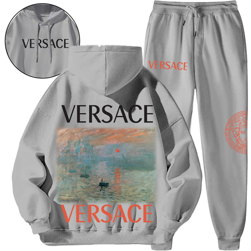 【 Givenchy 】印象派の油絵のファッションデザインのスタイルの衛衣のセットです