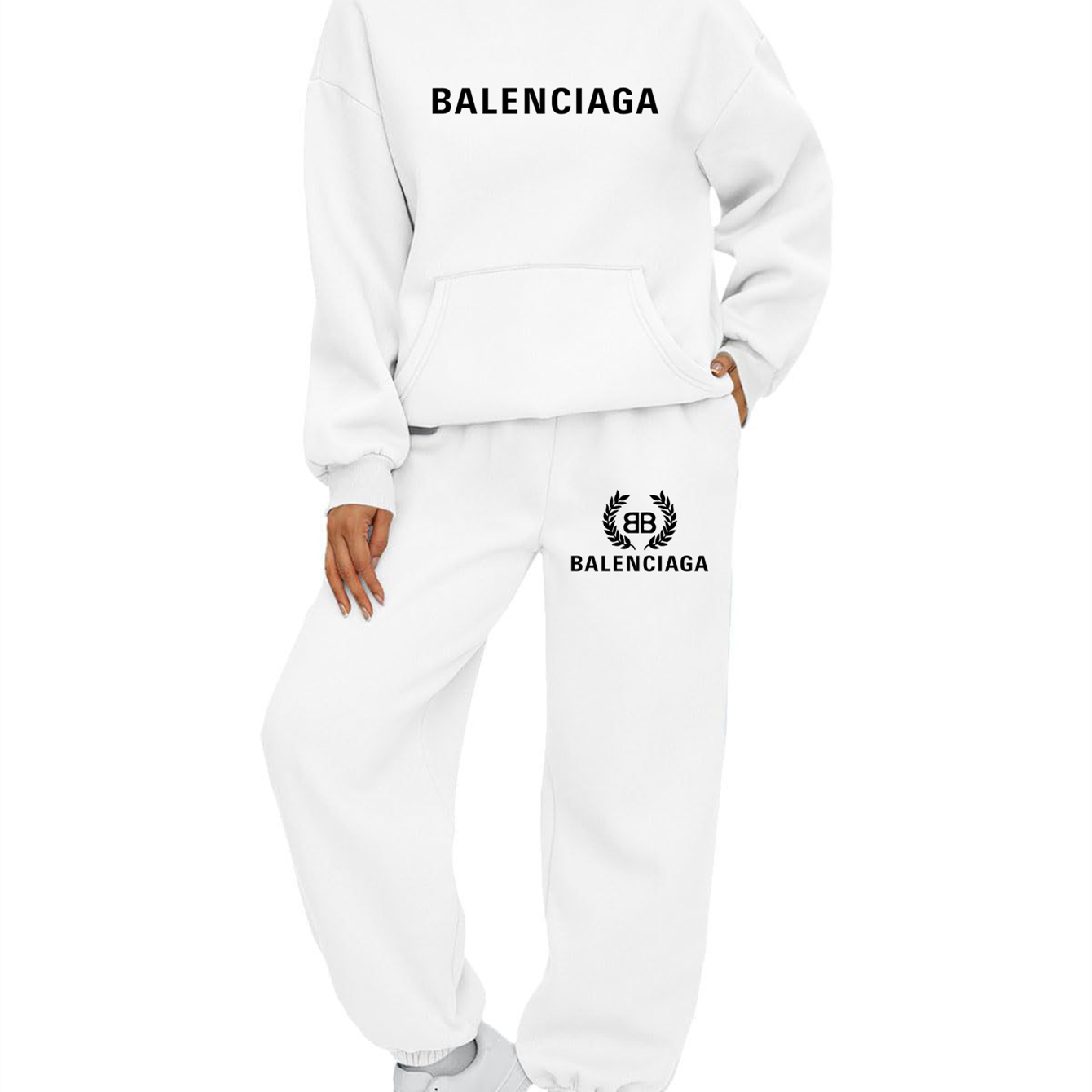 【 Balenciaga 】かわいい人気アニメのファッションのパーカーのセットです