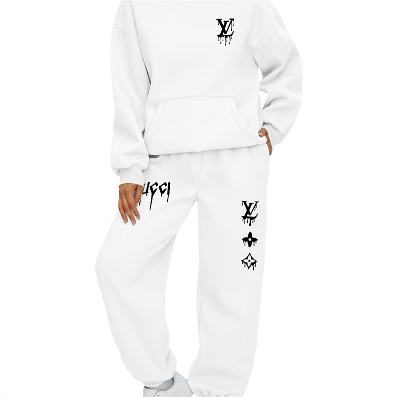 【 Louis Vuitton Malletier x Gucci x Balenciaga 】高級ファッションデザイン感働の人気パーカーのセットです