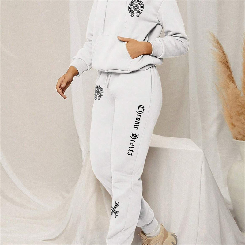 【 Chrome Hearts 】高級ストリートスタイルのファッションデザインのパーカースーツです
