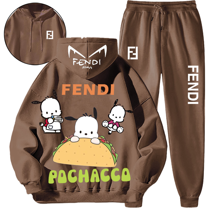 【 Fendi 】かわいい犬のファッションが流行するパーカーのスーツです