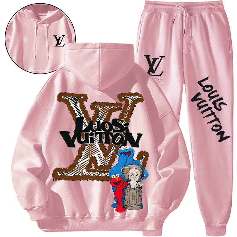 【 Louis Vuitton Malletier 】連名デザインのファッションスタイル箇性的な衛衣のセットです