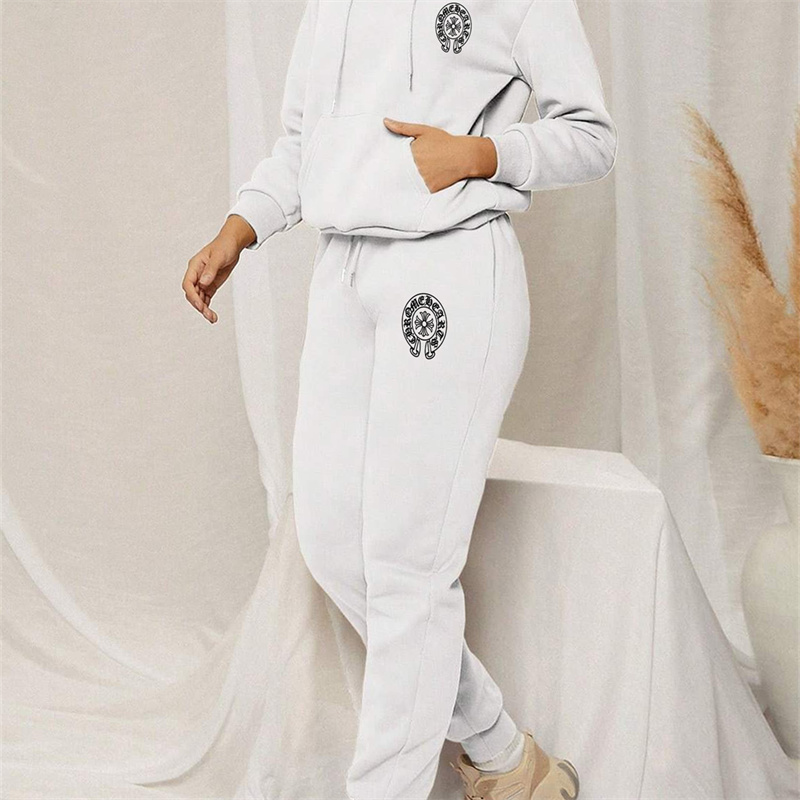 【 Chrome Hearts 】おしゃれ感が美しい蝶々ファッションパーカーのスーツです